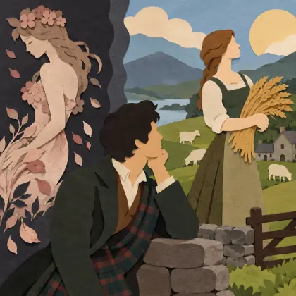 A Lass Wi a Tocher - poem by - Robert Burns