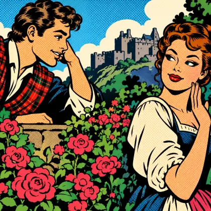 As I Cam Down by Yon Castle Wa' - poem by - Robert Burns