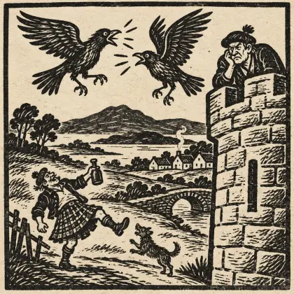 As I Look'd Over Yon Castle Wa' - poem by - Robert Burns