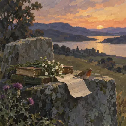 Elegy on the Death of Robert Ruisseaux - poem by - Robert Burns