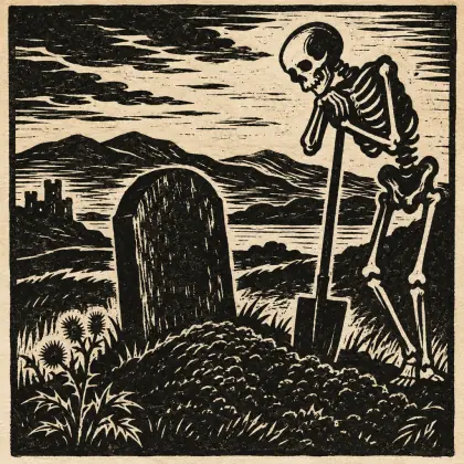Epitaph on Wee Johnie - poem by - Robert Burns
