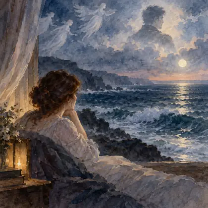 Musing on the Roaring Ocean - poem by - Robert Burns