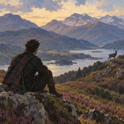 My Heart's in the Highlands - poem by - Robert Burns