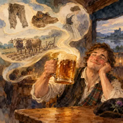 O Gude Ale Comes and Gude Ale Goes - poem by - Robert Burns