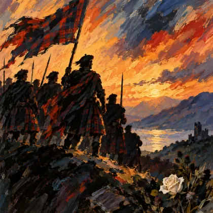 O Kenmure's on and Awa , Willie - poem by - Robert Burns