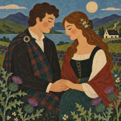 O Lay Thy Loof in Mine Lass - poem by - Robert Burns