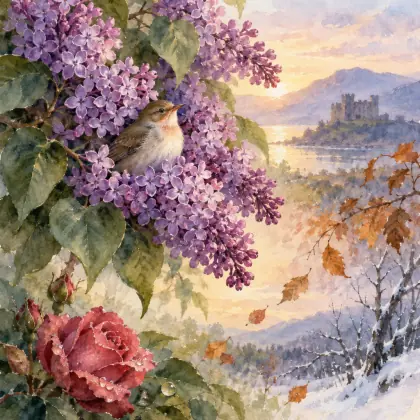 O Were My Love Yon Lilack Fair - poem by - Robert Burns