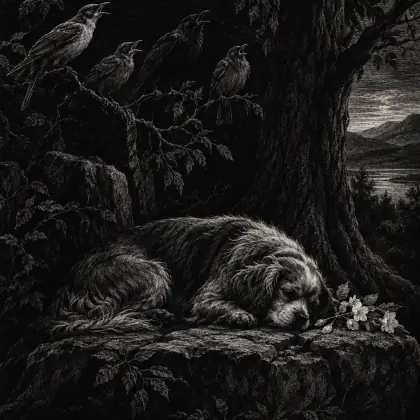 On the Death of Echo, a Lap-dog - poem by - Robert Burns