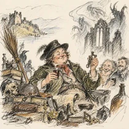 On the Late Captain Grose's Peregrinations Thro' Scotland - poem by - Robert Burns