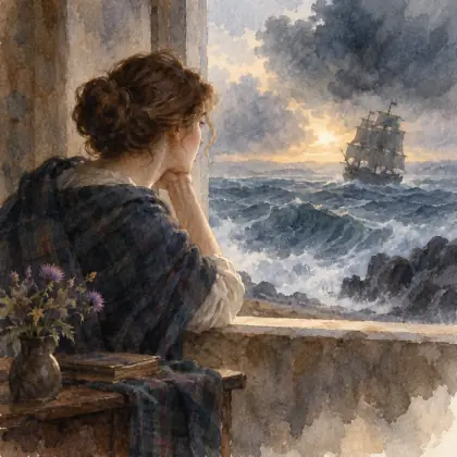 On the Seas and Far Away - poem by - Robert Burns