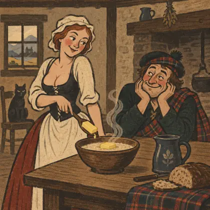 Put Butter in My Donald's Brose - poem by - Robert Burns