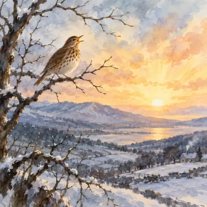 Sonnet on Hearing a Thrush Sing - poem by - Robert Burns