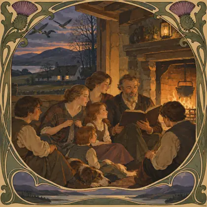 The Cotter's Saturday Night - poem by - Robert Burns