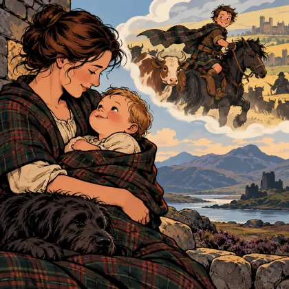 The Highland Balou - poem by - Robert Burns