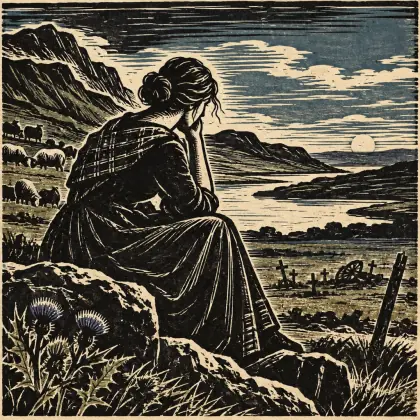 The Highland Widow's Lament - poem by - Robert Burns