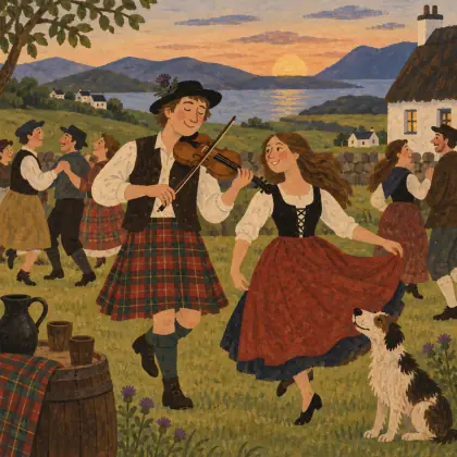 The Jolly Beggars : Fiddlers Tune - poem by - Robert Burns