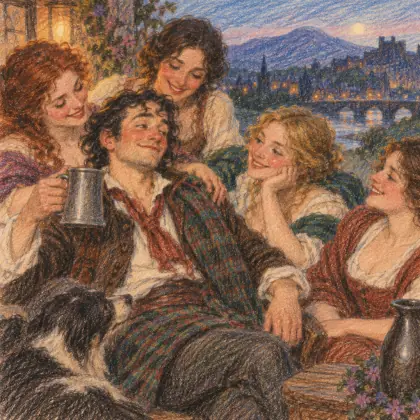 The Jolly Beggars : I Am a Bard of No Regard - poem by - Robert Burns