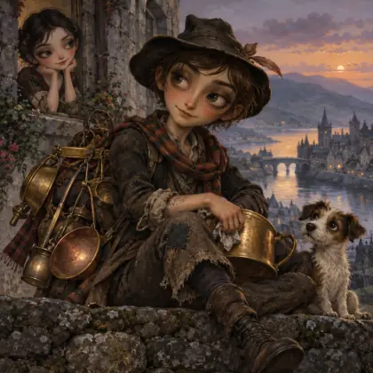 The Jolly Beggars : My Bonie Lass I Work in Brass - poem by - Robert Burns