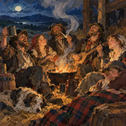 The Jolly Beggars : See the Smoking Bowl Before Us - poem by - Robert Burns