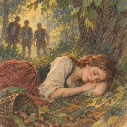 The Lassie Gath'ring Nits - poem by - Robert Burns