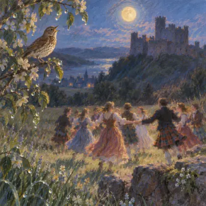 The Night Was Still - poem by - Robert Burns