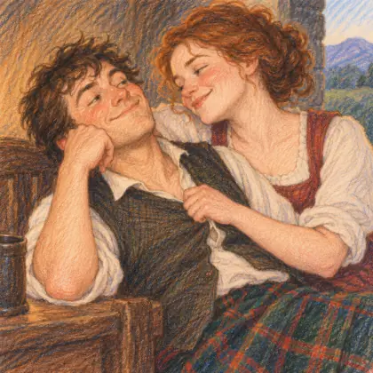 They Took Me to the Haly Band - poem by - Robert Burns