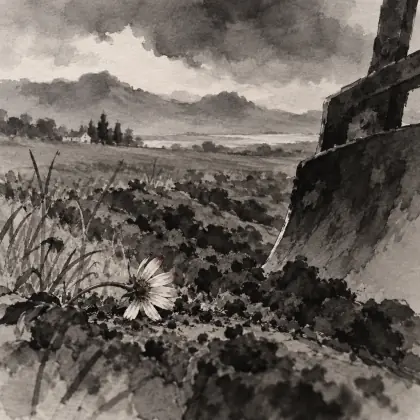 To a Mountain Daisy - poem by - Robert Burns