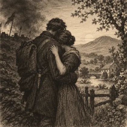 When Wild War's Deadly Blast Was Blawn - poem by - Robert Burns