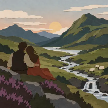 Yon Wild Mossy Mountains - poem by - Robert Burns