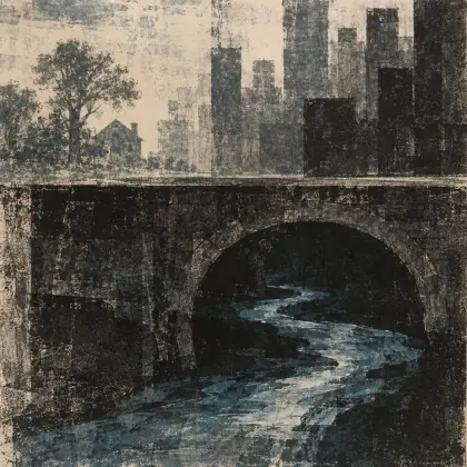 A Brook in the City - poem by - Robert Frost