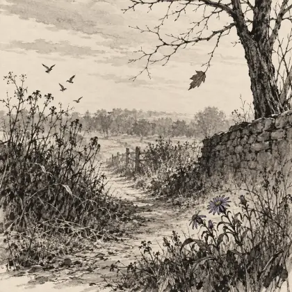 A Late Walk - poem by - Robert Frost