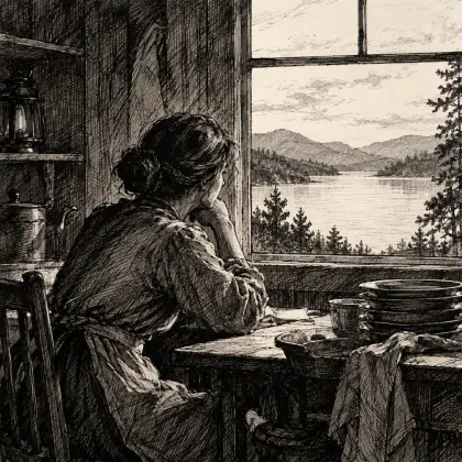 A Servant to Servants - poem by - Robert Frost