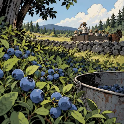 Blueberries - poem by - Robert Frost