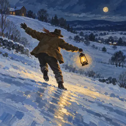 Brown’s Descent - poem by - Robert Frost