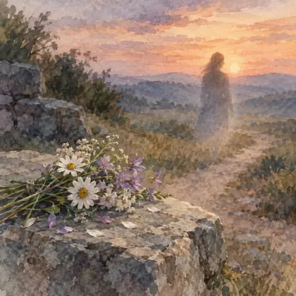 Flower-gathering - poem by - Robert Frost