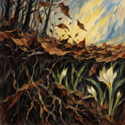 In Hardwood Groves - poem by - Robert Frost