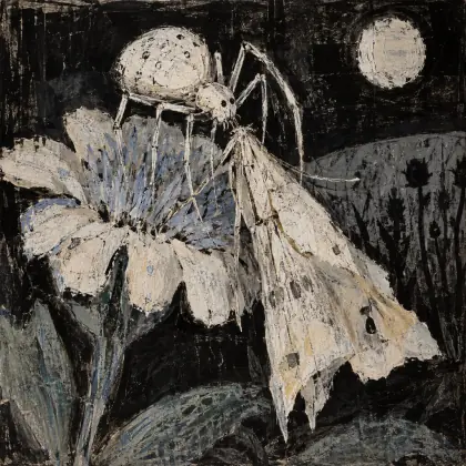 In White: Frost’s Early Version of Design - poem by - Robert Frost