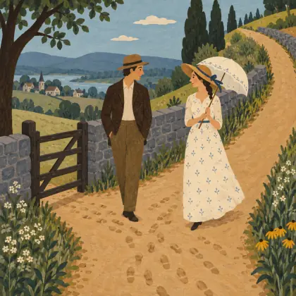 Meeting and Passing - poem by - Robert Frost