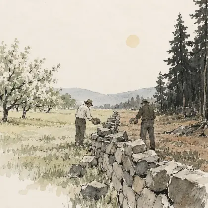 Mending Wall - poem by - Robert Frost