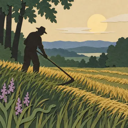 Mowing - poem by - Robert Frost