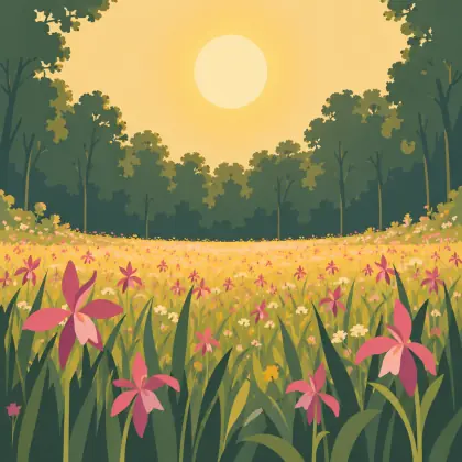 Rose Pogonias - poem by - Robert Frost