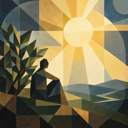 Sitting by a Bush in Broad Sunlight - poem by - Robert Frost