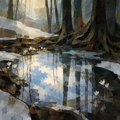Spring Pools - poem by - Robert Frost