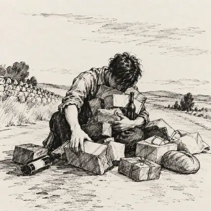 The Armful - poem by - Robert Frost