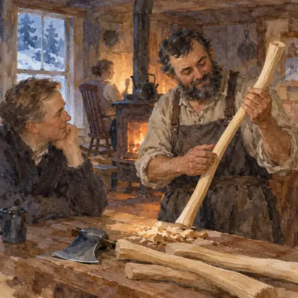 The Axe-helve - poem by - Robert Frost