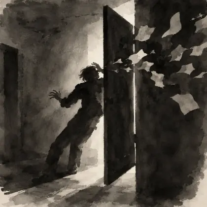 The Door in the Dark - poem by - Robert Frost