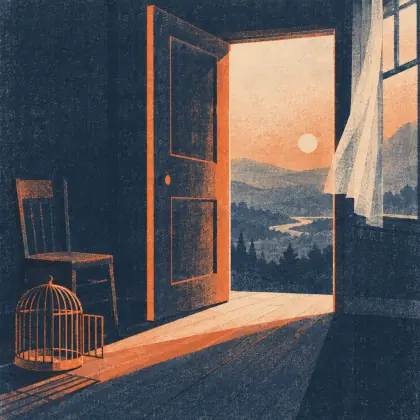 The Lockless Door - poem by - Robert Frost