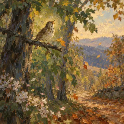 The Oven Bird - poem by - Robert Frost