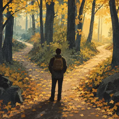 The Road Not Taken - poem by - Robert Frost