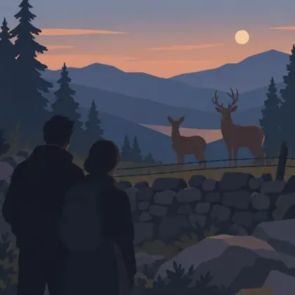 Two Look at Two - poem by - Robert Frost